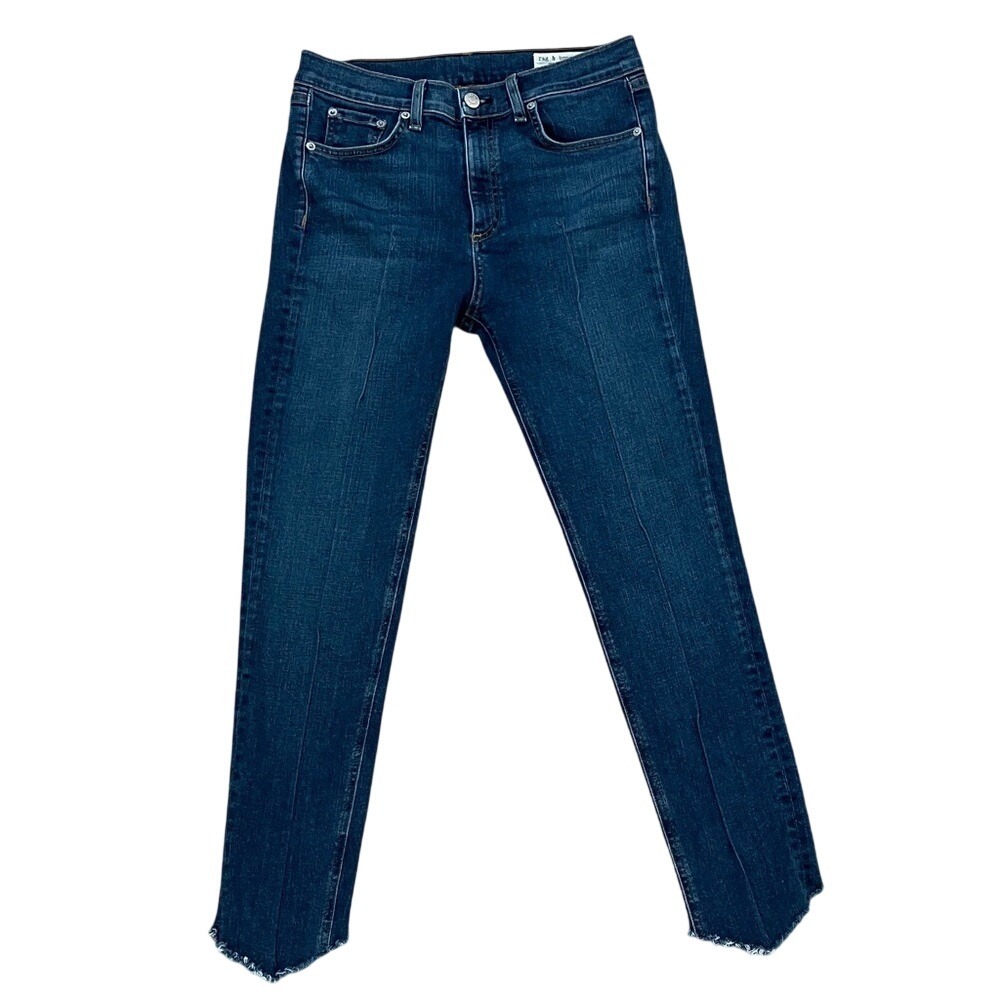 Rag & Bone Dark Blue Ankle Jeans